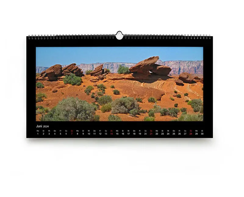 Fotokalender im Panoramaformat