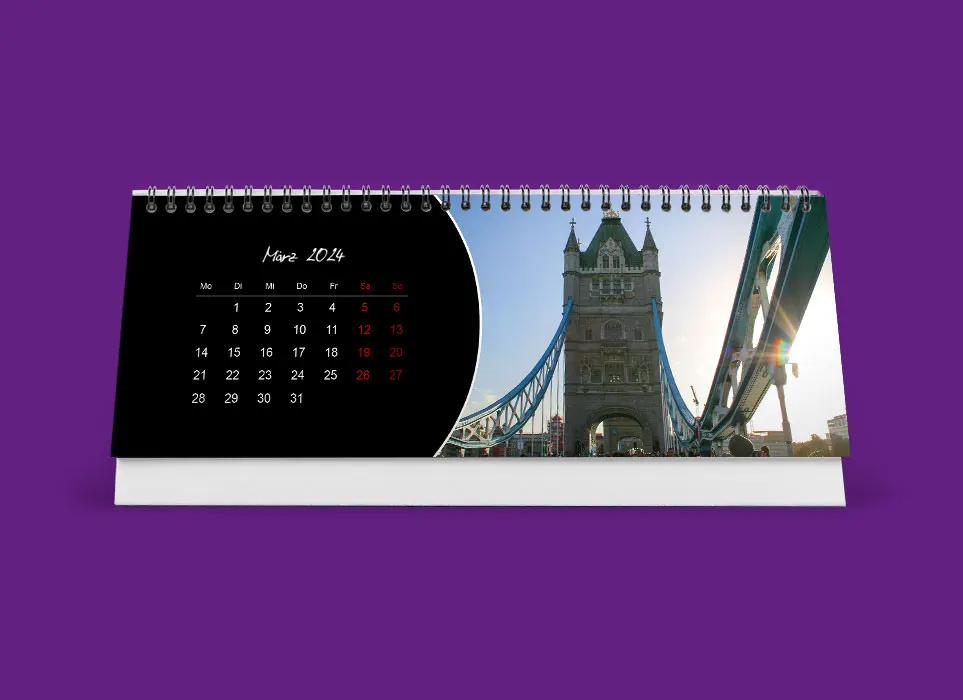 Fotokalender als Tischkalender fertigen lassen! Foto-Tischkalender bedrucken lassen