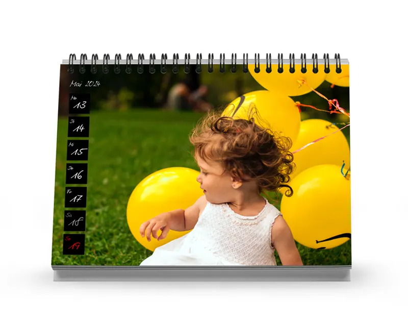 Woche für Woche ein neues Motiv: mit dem Tischwochenkalender schaffen Sie Abwechslung auf jedem Schreibtisch.