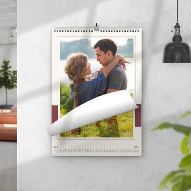 Fotokalender Design Framed Blush, A2 (Ansicht 2)