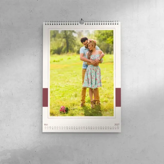 Fotokalender Design Framed Blush, A2