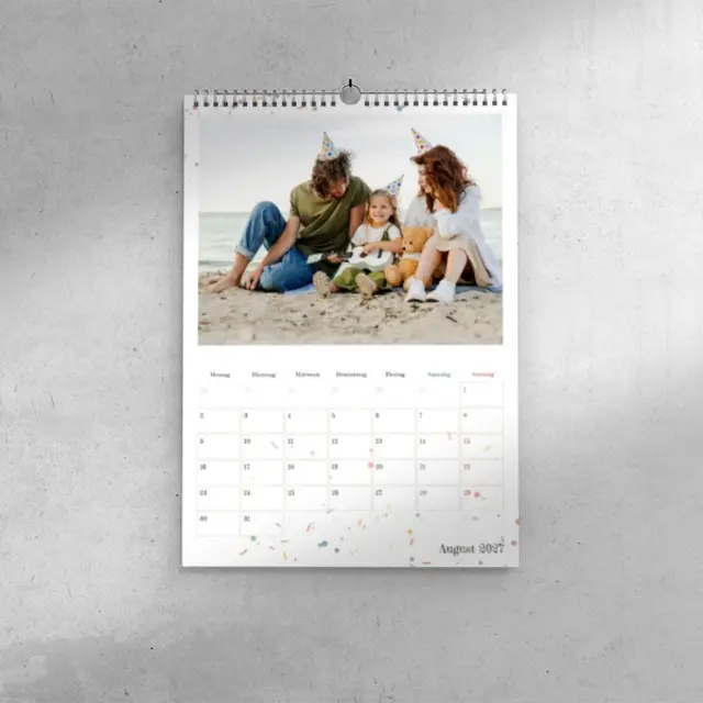 Fotokalender Design Confetti Days, A2