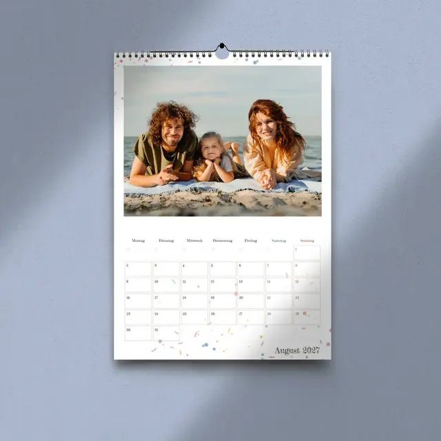 Fotokalender Design Confetti Days, A3
