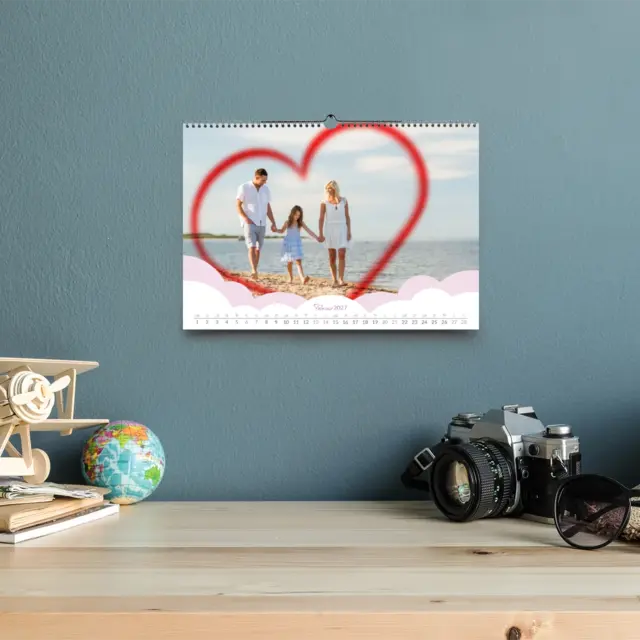 Fotokalender Design Cloudy All, A5 (Ansicht 2)