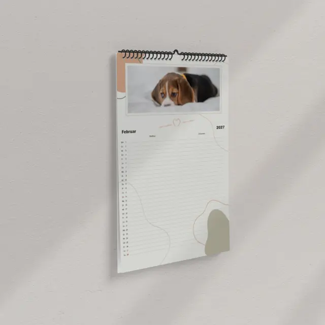 Familienplaner Design Lovely Lines 2 Spalten, A3 (Ansicht 6)