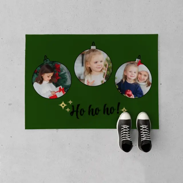 Fußmatte 70 x 50 cm Design Xmas Balls