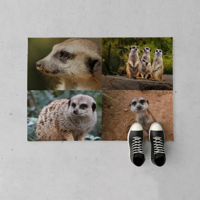 Fußmatte 70 x 50 cm Design 4 Bilder