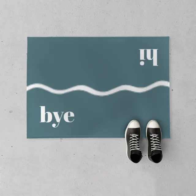 Fußmatte 70 x 50 cm Design In and out