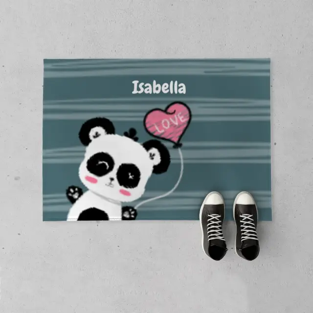 Fußmatte 70 x 50 cm Design Love Panda