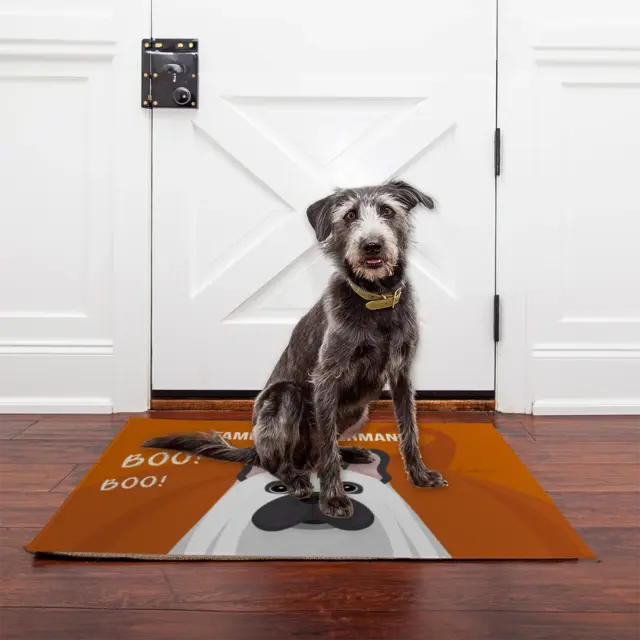Fußmatte 70 x 50 cm Design Gespensterhund, Ansicht 2