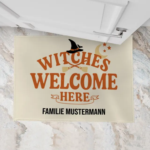 Fußmatte 70 x 50 cm Design Witches Welcome, Ansicht 3