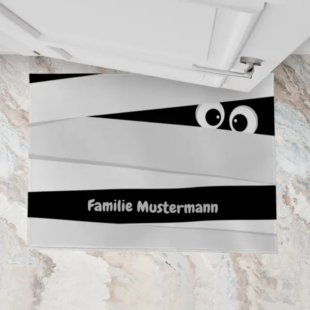 Fußmatte 70 x 50 cm Design Mumie, Ansicht 3