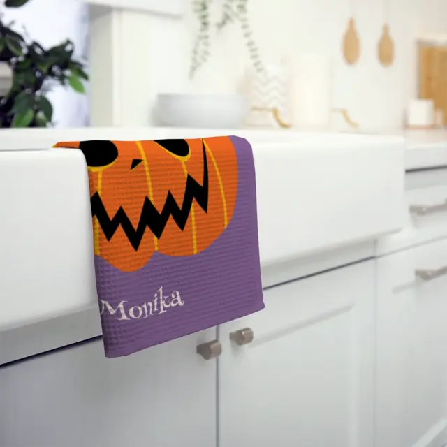 Geschirrtuch Design Halloween K&uuml;rbis, 50x70 (Ansicht 4)