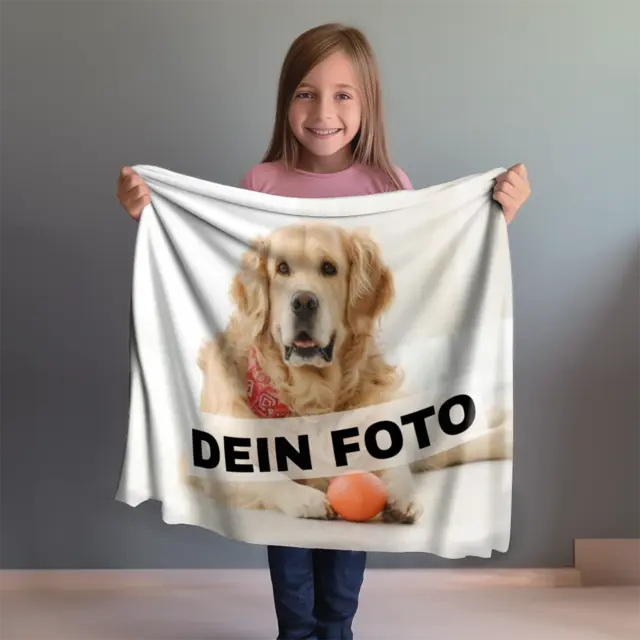 Kuscheldecke 140 x 200 cm Design 1 Bild