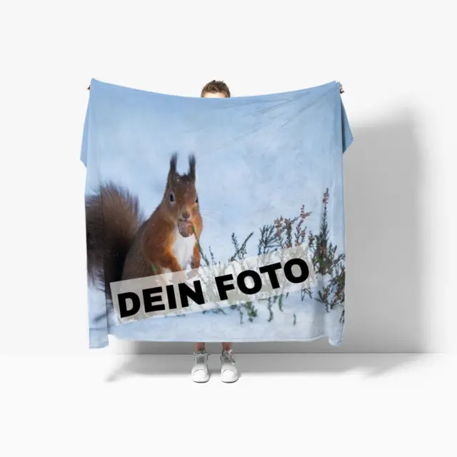 Kuscheldecke 140 x 200 cm Design 1 Bild