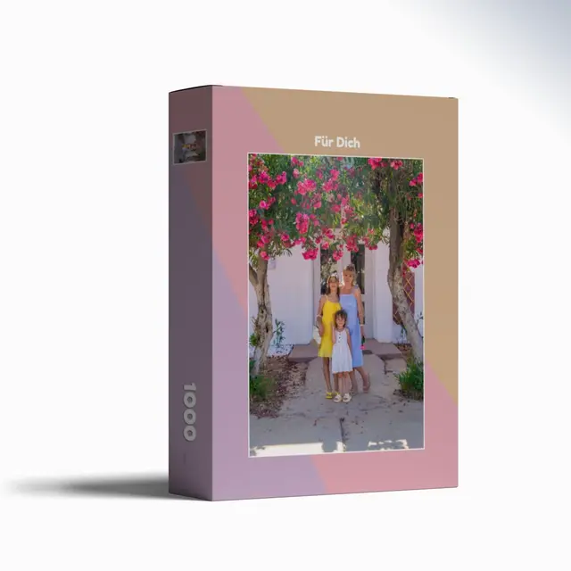 Puzzle 1000 Teile Querformat Design Pastell