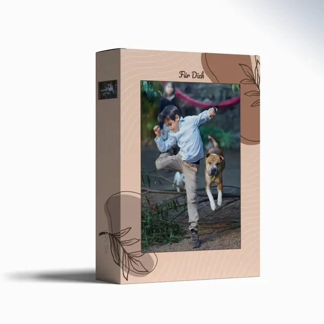 Puzzle 1000 Teile Querformat Design Herbstblätter