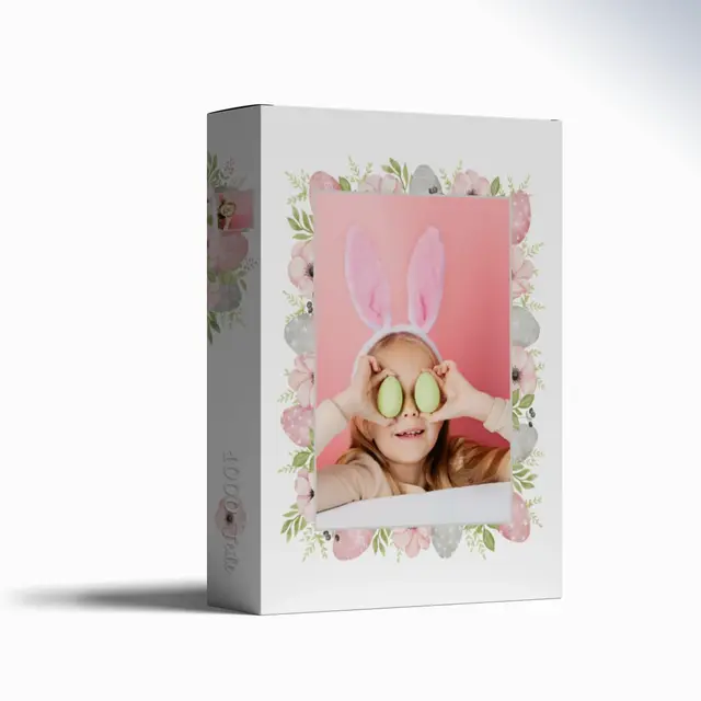 Puzzle 1000 Teile Querformat Design Osterblumen