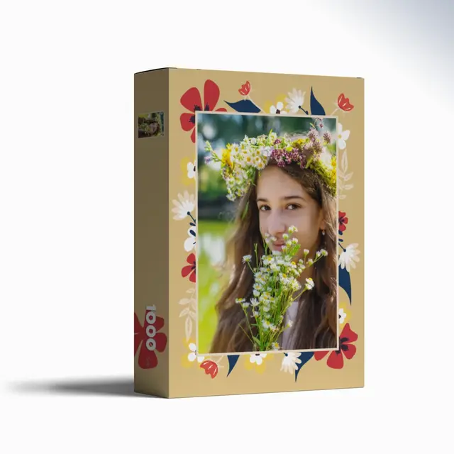 Puzzle 1000 Teile Querformat Design Flowers