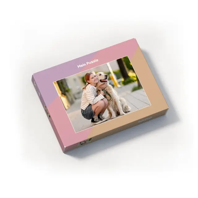 Puzzle 1000 Teile Querformat Design Pastell