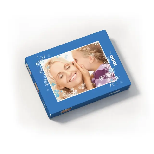 Puzzle 1000 Teile Querformat Design Weihnachtliche Zweige