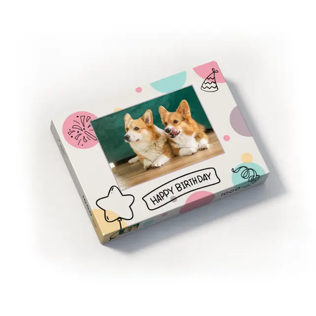 Puzzle 1000 Teile Querformat Design Happy Birthday II