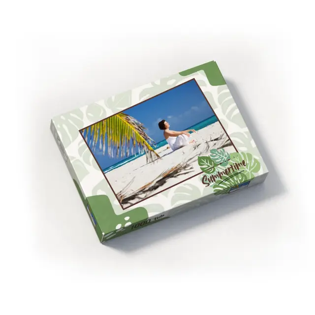 Puzzle 1000 Teile Querformat Design Monstera Summertime