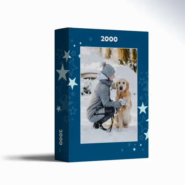 Puzzle 1000 Teile Querformat Design Sterne