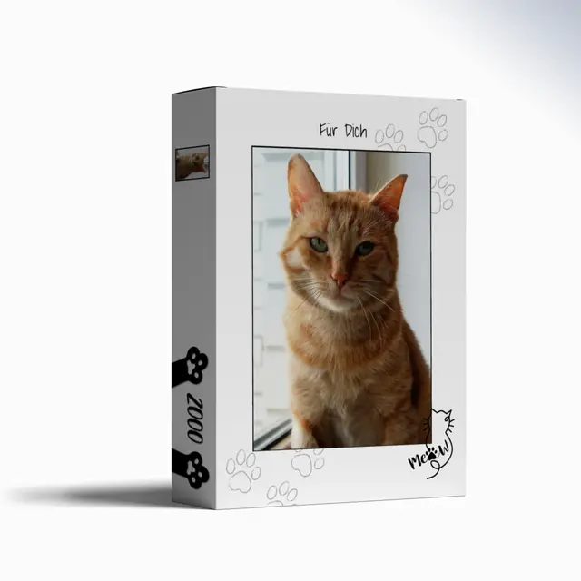 Puzzle 1000 Teile Querformat Design Meow