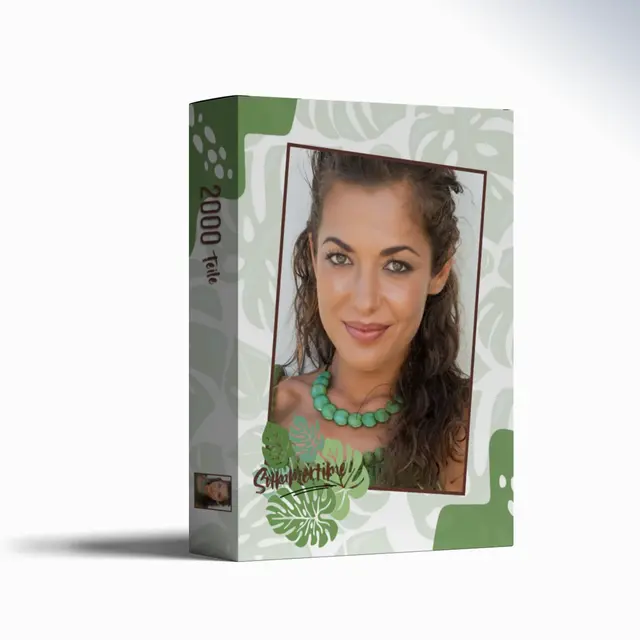 Puzzle 1000 Teile Querformat Design Monstera Summertime