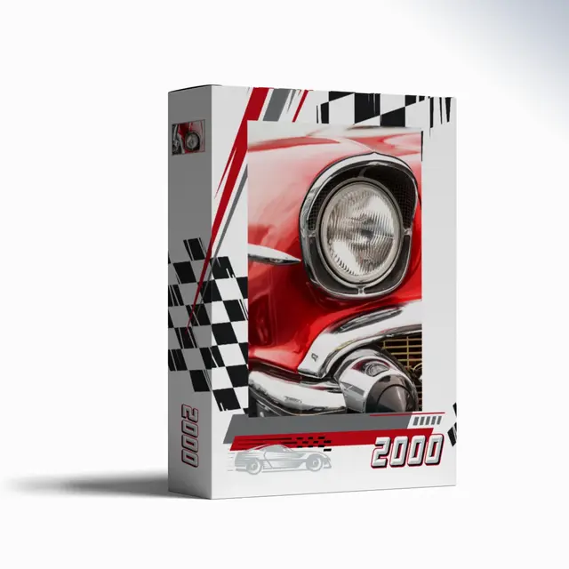 Puzzle 1000 Teile Querformat Design Racingcar