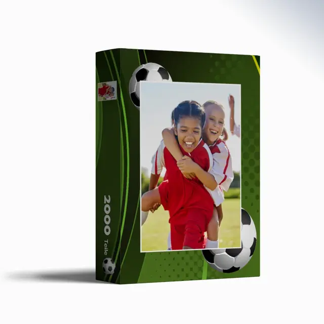 Puzzle 1000 Teile Querformat Design Soccer