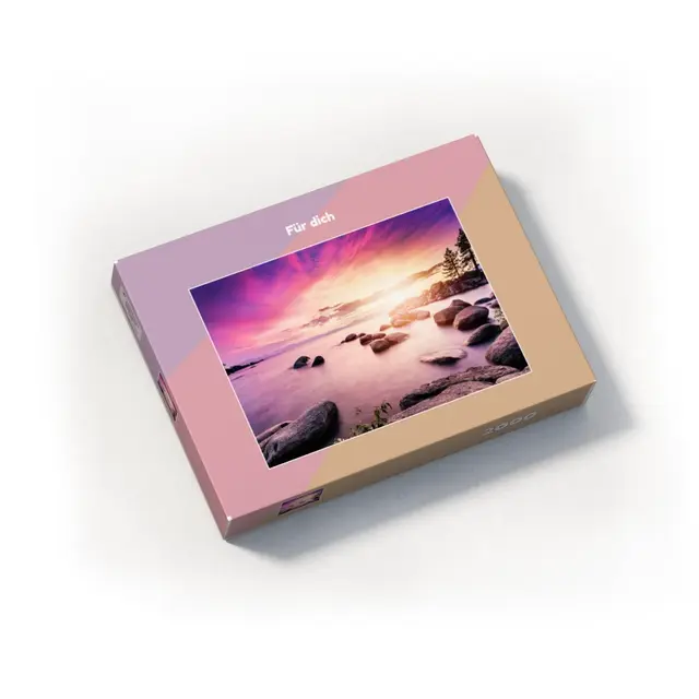 Puzzle 1000 Teile Querformat Design Pastell