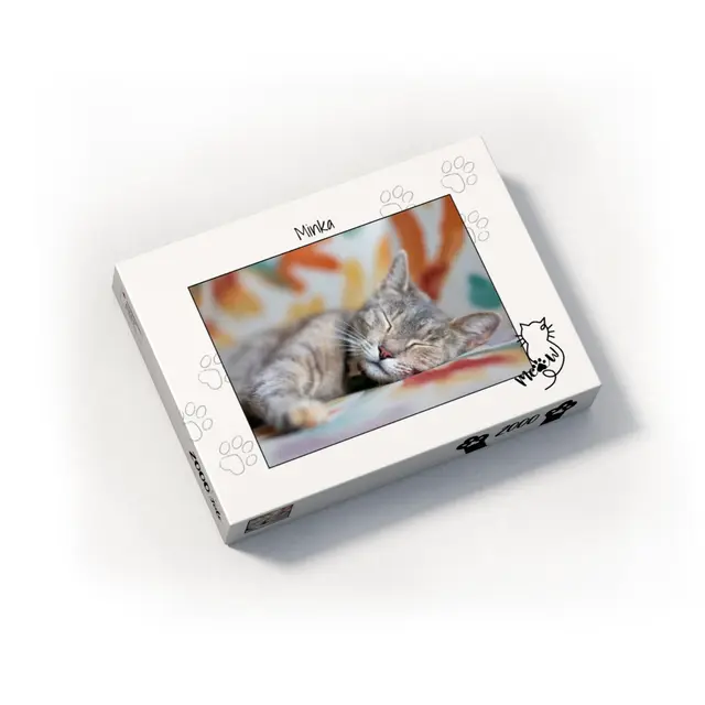 Puzzle 1000 Teile Querformat Design Meow