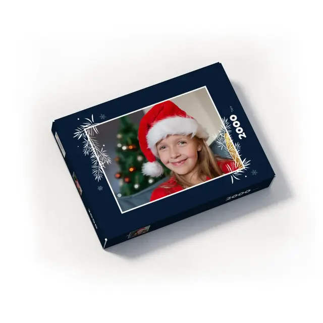 Puzzle 1000 Teile Querformat Design Weihnachtliche Zweige