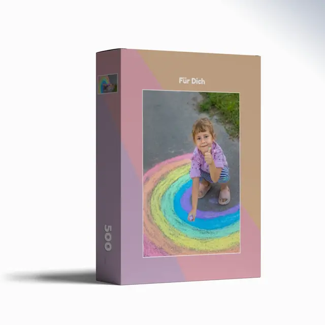 Puzzle 1000 Teile Querformat Design Pastell