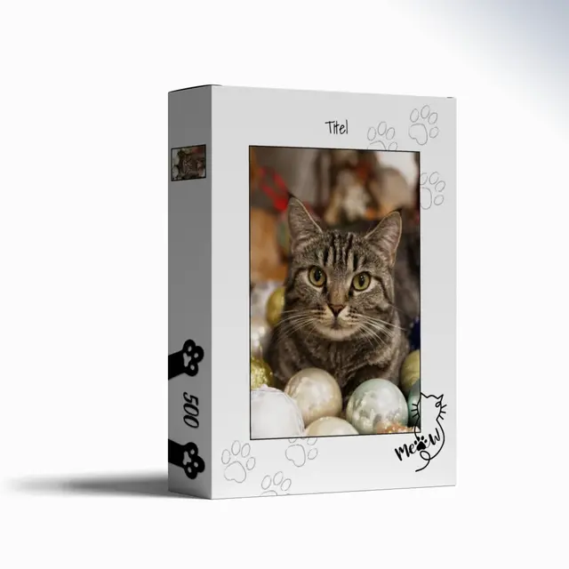 Puzzle 1000 Teile Querformat Design Meow