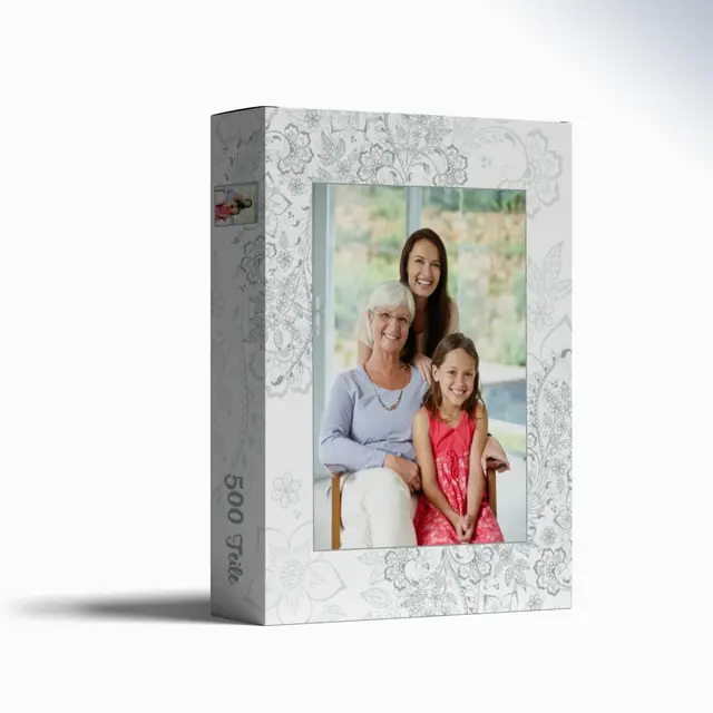 Puzzle 1000 Teile Querformat Design Floral Ornaments