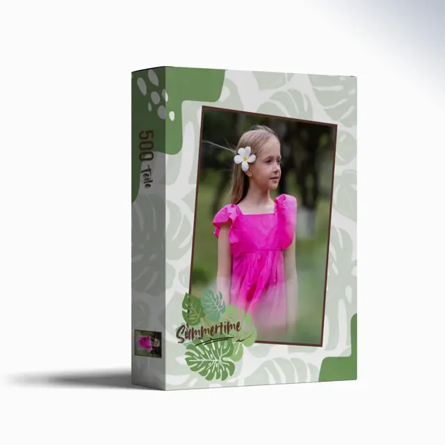 Puzzle 1000 Teile Querformat Design Monstera Summertime