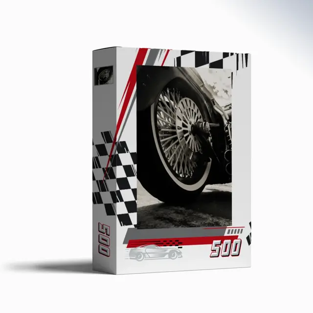 Puzzle 1000 Teile Querformat Design Racingcar