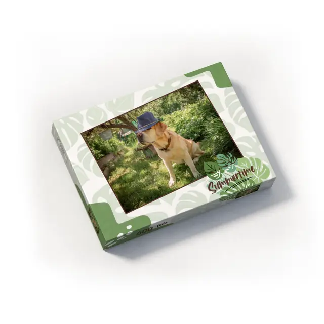 Puzzle 1000 Teile Querformat Design Monstera Summertime