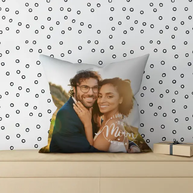 Samtkissen 40 x 40 cm Design Love you to