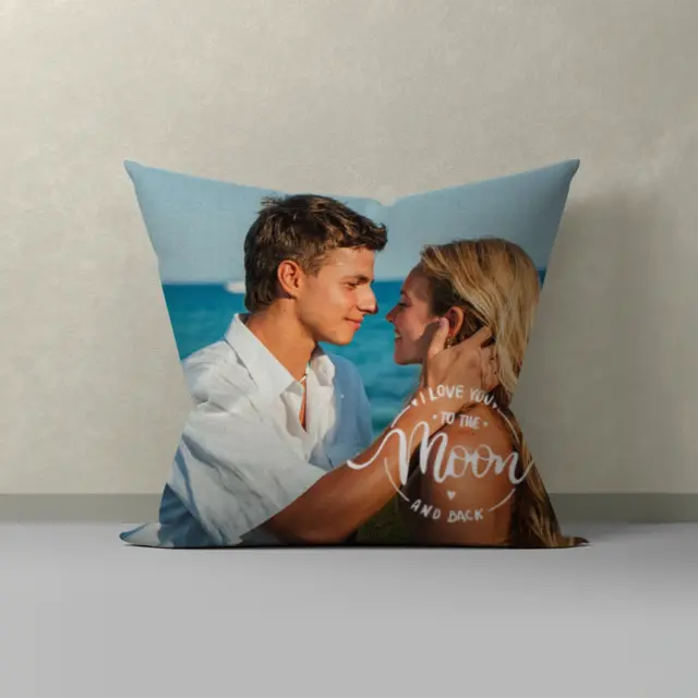 Samtkissen 40 x 40 cm Design Love you to