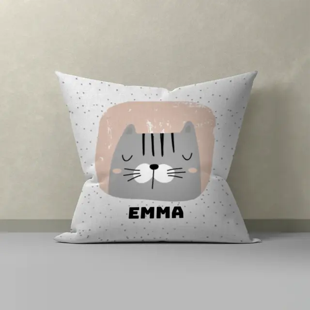 Samtkissen 40 x 40 cm Design Sweet Cat