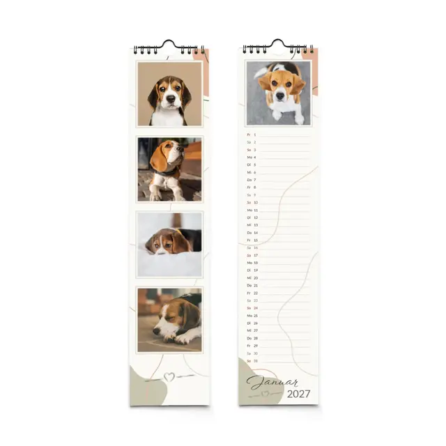 Fotokalender Design Lovely Lines, 10 x 45 (Ansicht 3)