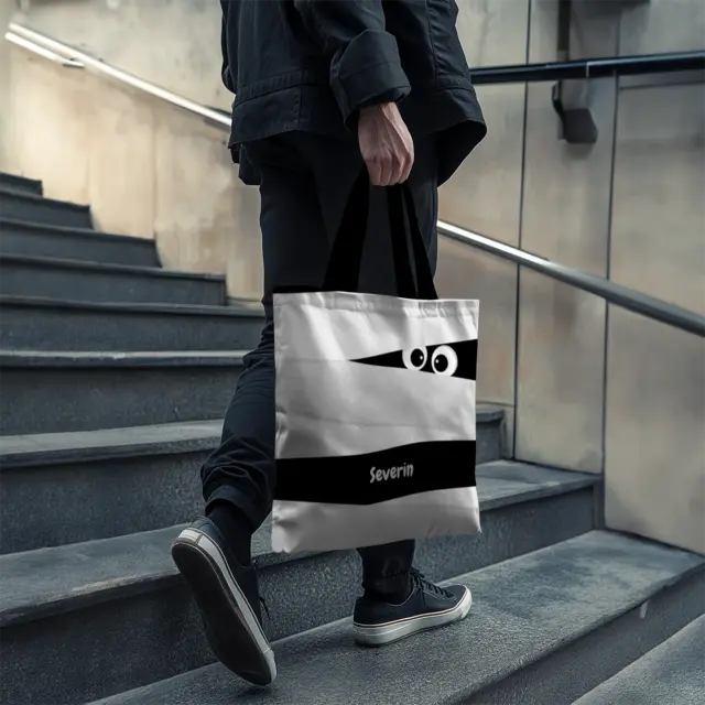 Tasche ca. 40 x 40 cm Design Mumie, Ansicht 3