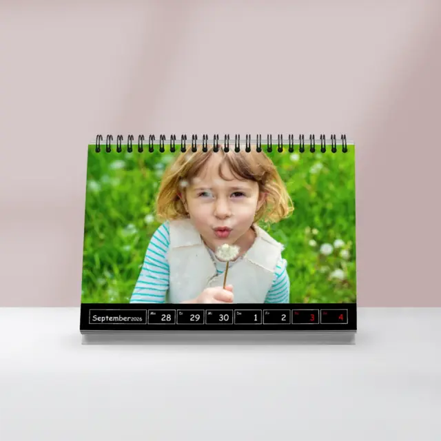 Tisch-Wochenkalender Quer 29,7 x 10,5 cm Design Classic unten CS