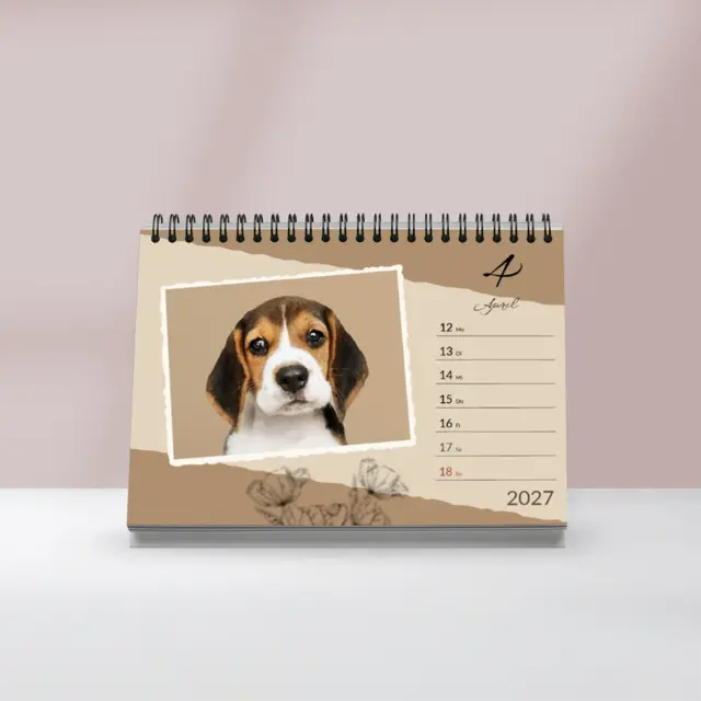 Tischwochenkalender Design Vintage Frames, A5
