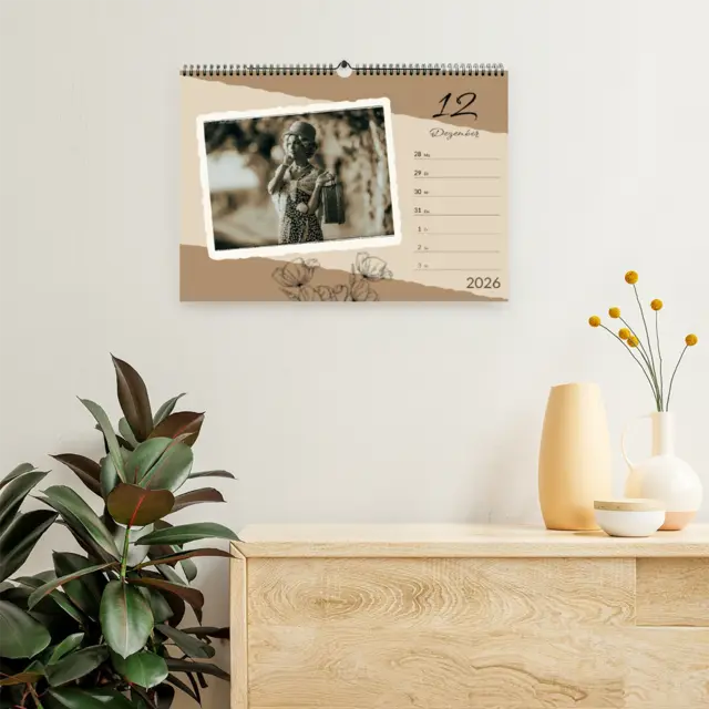 Wochenkalender Design Vintage Frames, A4 (Ansicht 3)