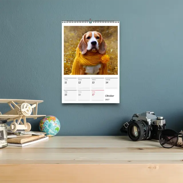 Wochenkalender Design Tageskacheln mit Terminen, A5 (Ansicht 2)